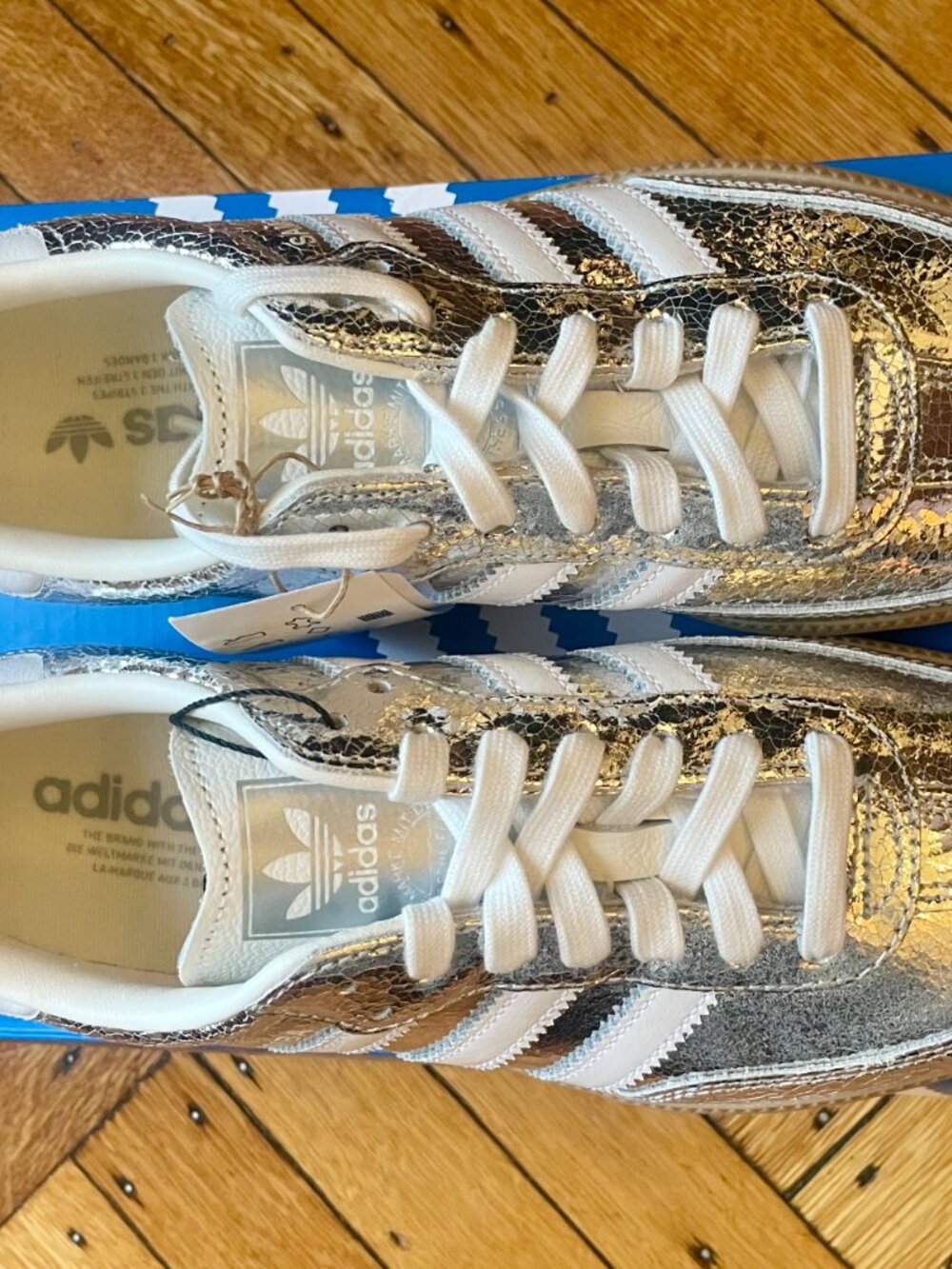 Adidas Samba OG "Silver Metallic" (JR0035) US 8 !! NWT !! - Picture 10 of 16